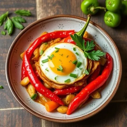 Egg Pepper Chilli (Large)